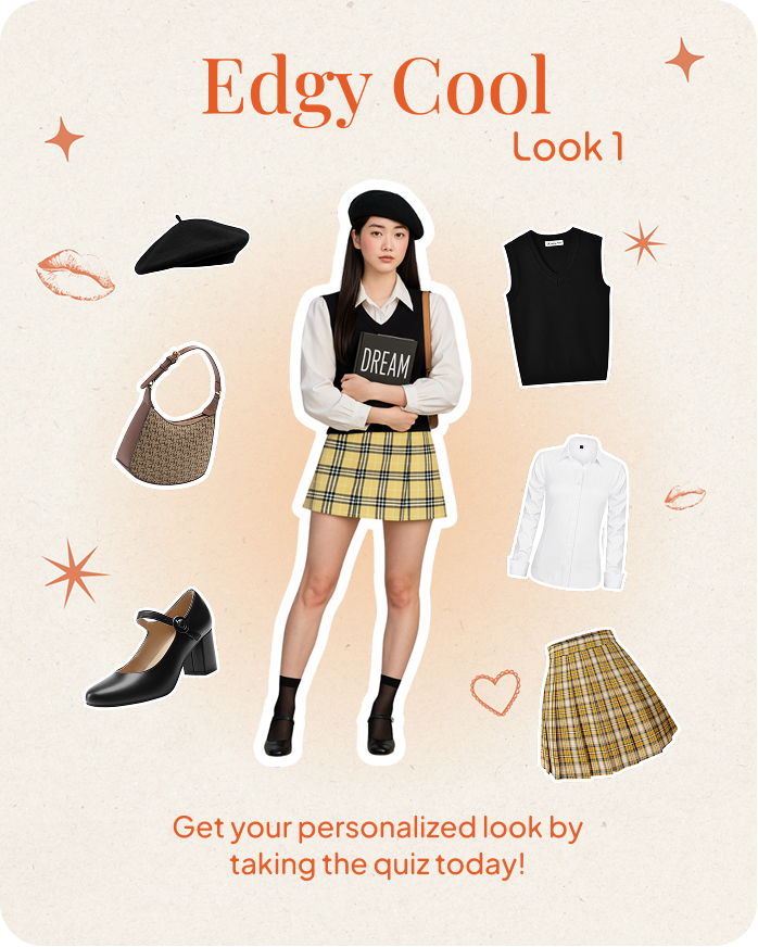 Hero model wearing capsule outfit