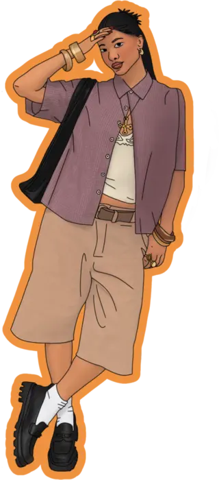 Team discussing fashion